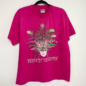 NOLA French Quarter Pink Tee Shirt